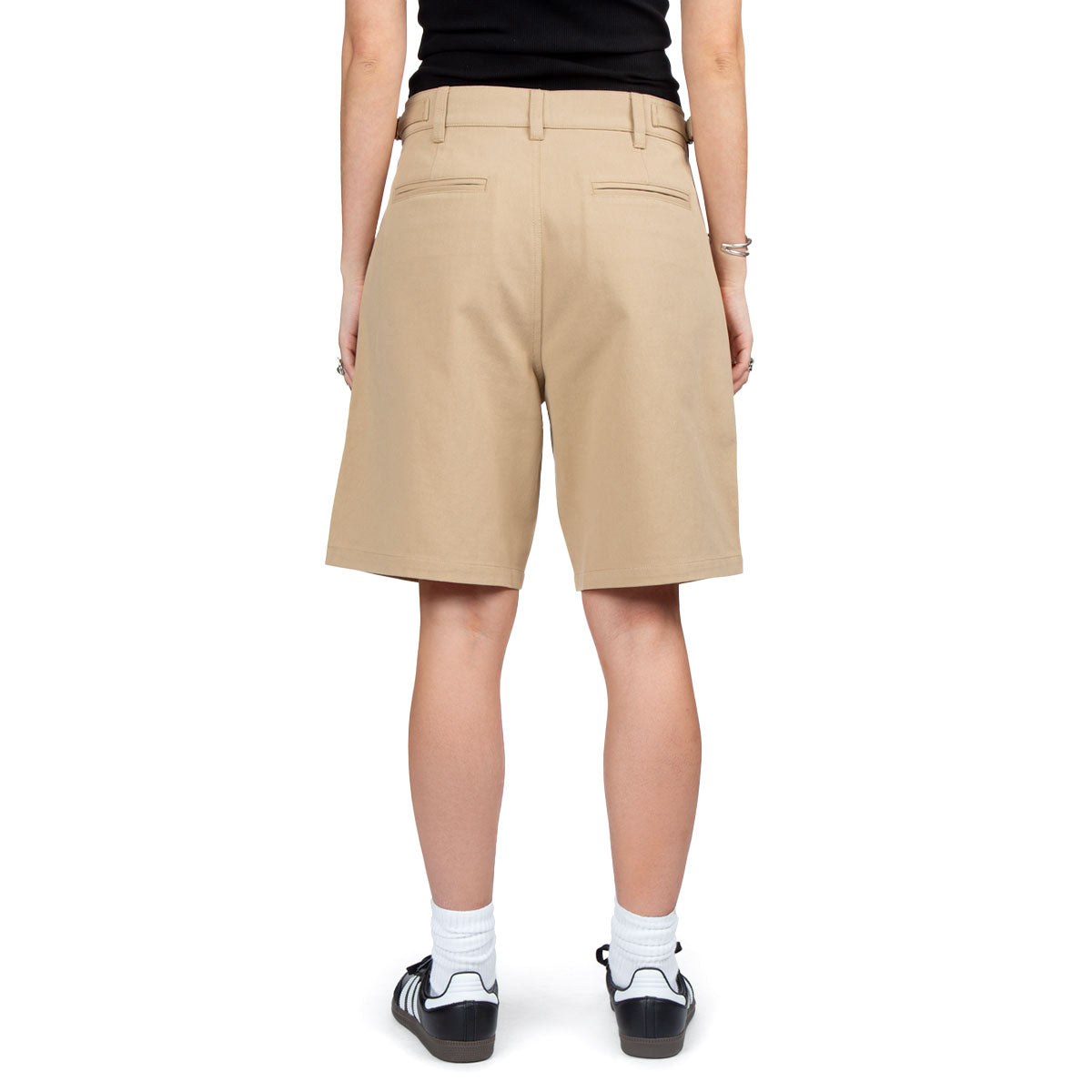 CCS Pleated Chino Shorts - Khaki image 8