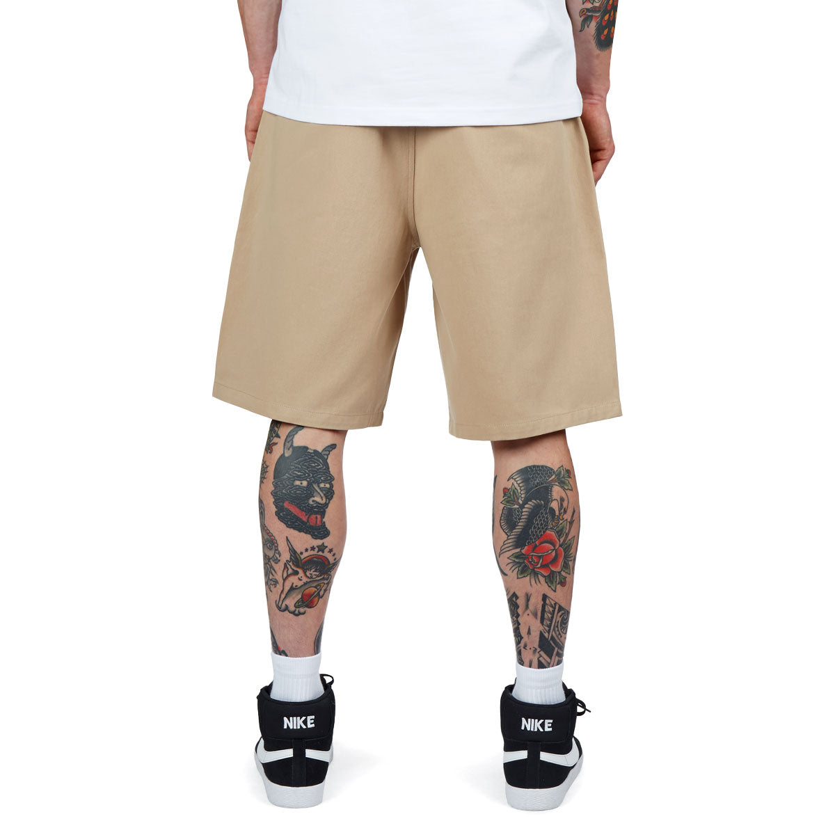 CCS Pleated Chino Shorts - Khaki image 7
