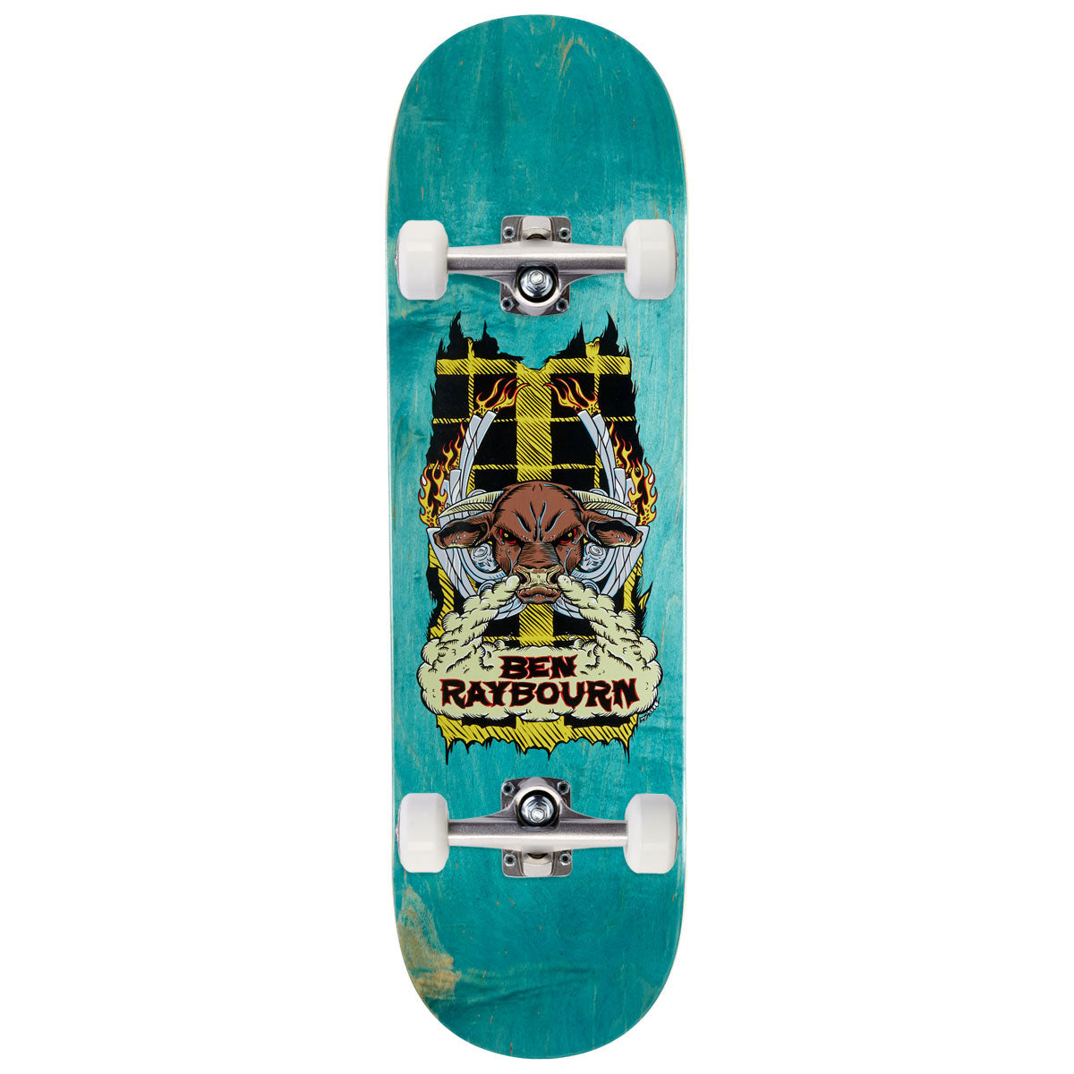 Metal Ben Raybourn Steer Skateboard Complete - 9.00