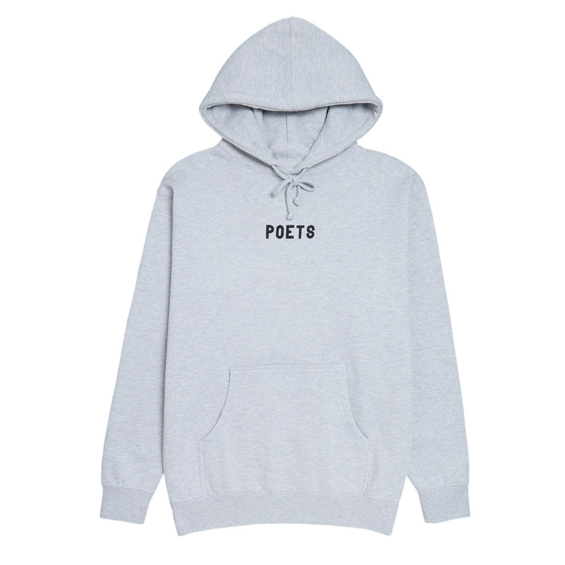 Poets Message Dove Hoodie - Heather Grey
