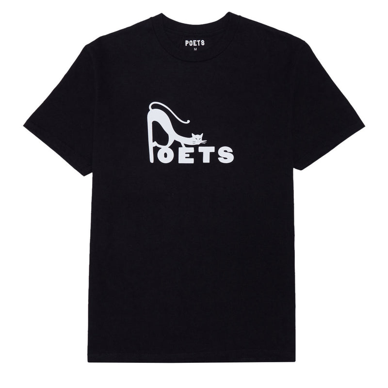 Poets Hanna Screened T-Shirt - Black
