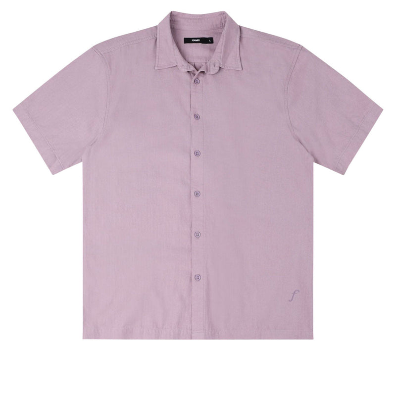 Former Vivian Herringbone Shirt - Mauve