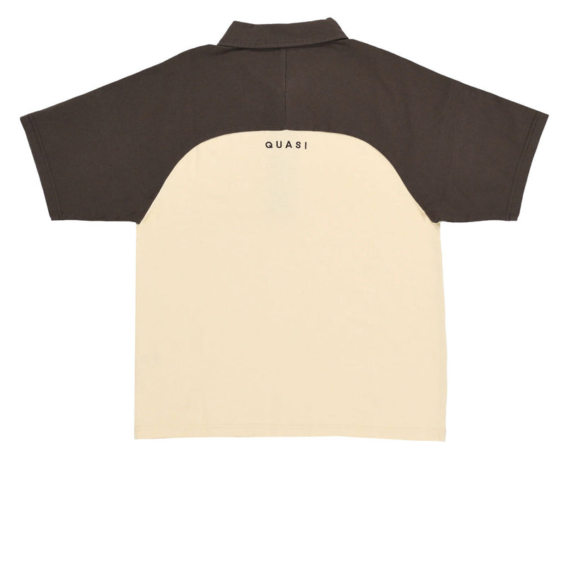Quasi Leslie Raglan Polo Shirt - Earth