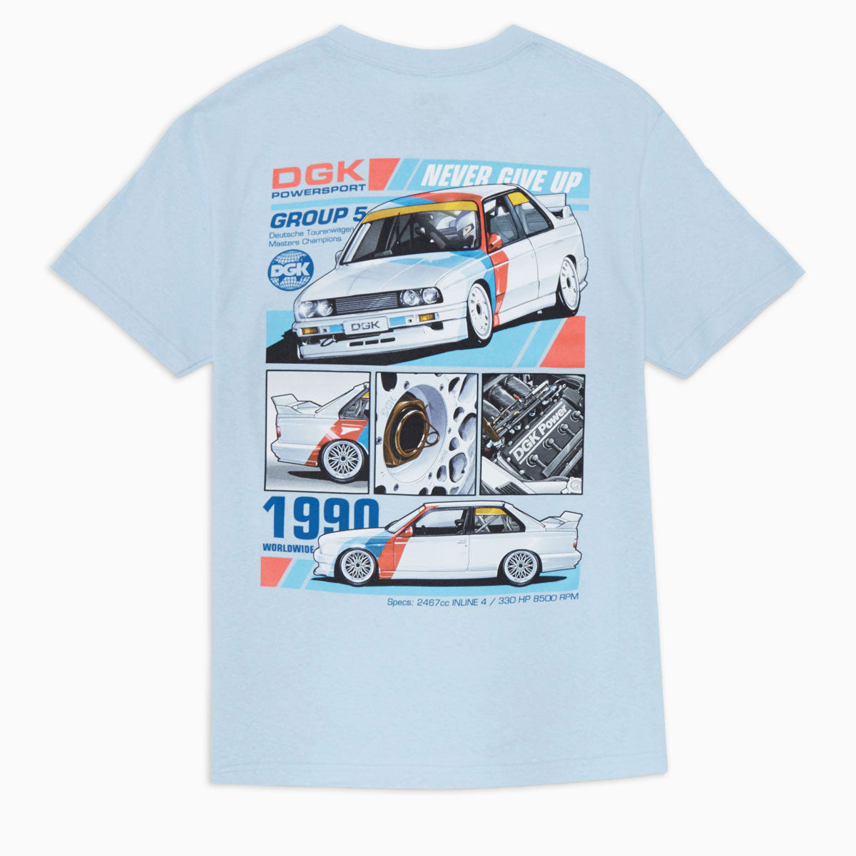 DGK Group 5 T-Shirt - Powder Blue image 2