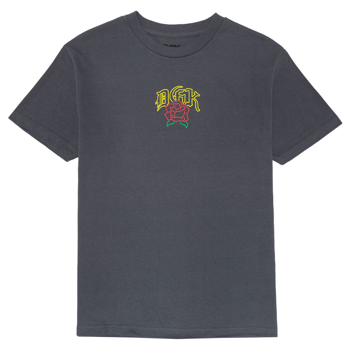 DGK Deus T-Shirt - Charcoal image 1