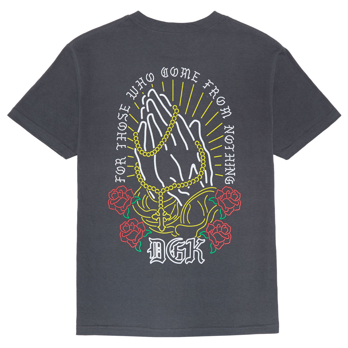 DGK Deus T-Shirt - Charcoal image 2