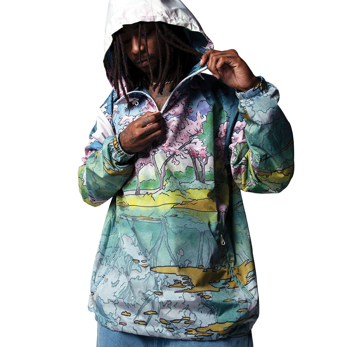 DGK Edo Windbreaker Jacket - Multi image 3