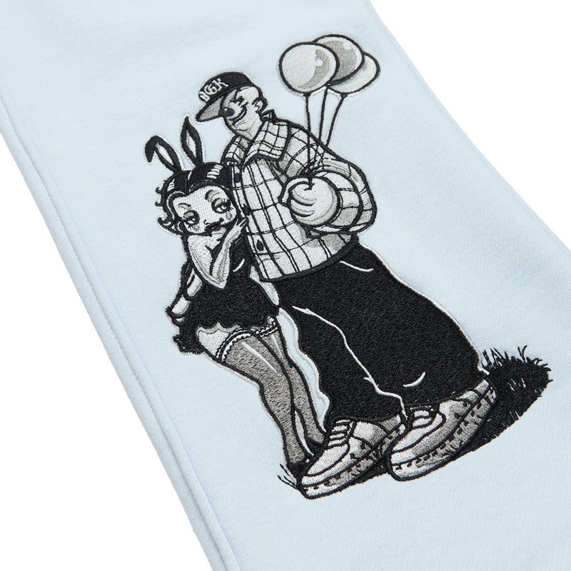 DGK Love Is... Fleece Sweatpants - Powder Blue