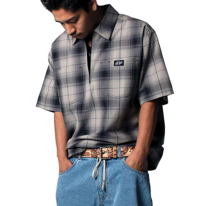 DGK Players Club Flannel Shirt - Gray