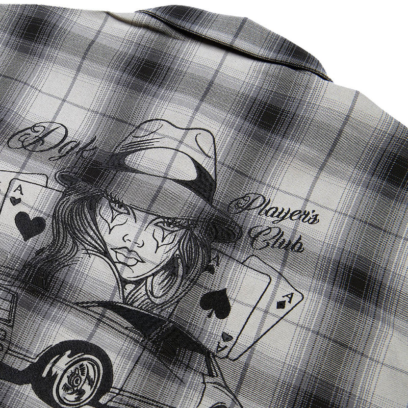 DGK Players Club Flannel Shirt - Gray