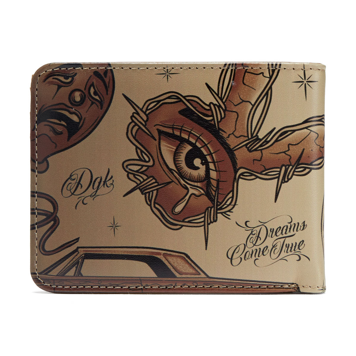 DGK Crazy Life Wallet - Brown image 3