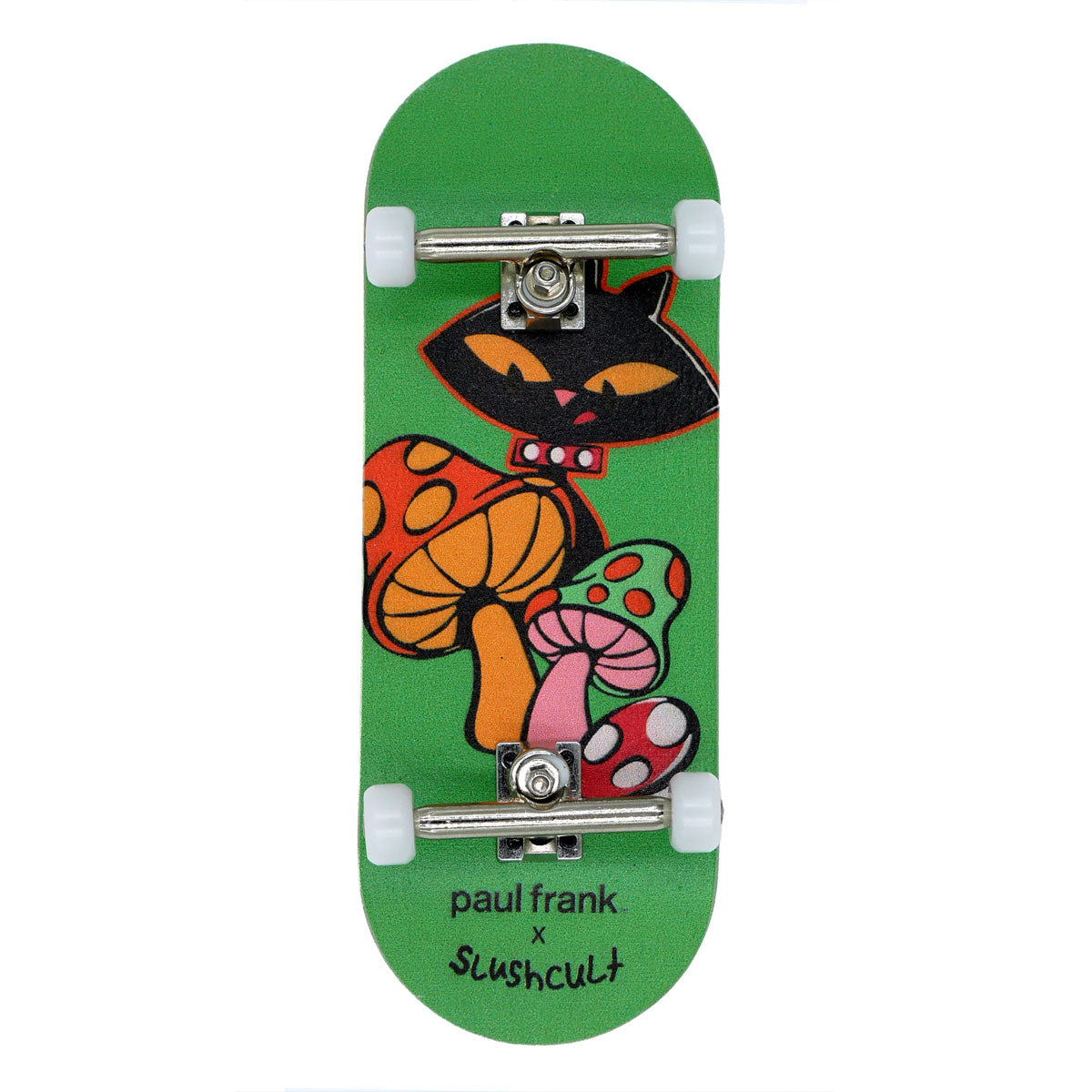 SlushCult x Paul Frank Mika Cat 2.0 Fingerboard Complete - Green image 1