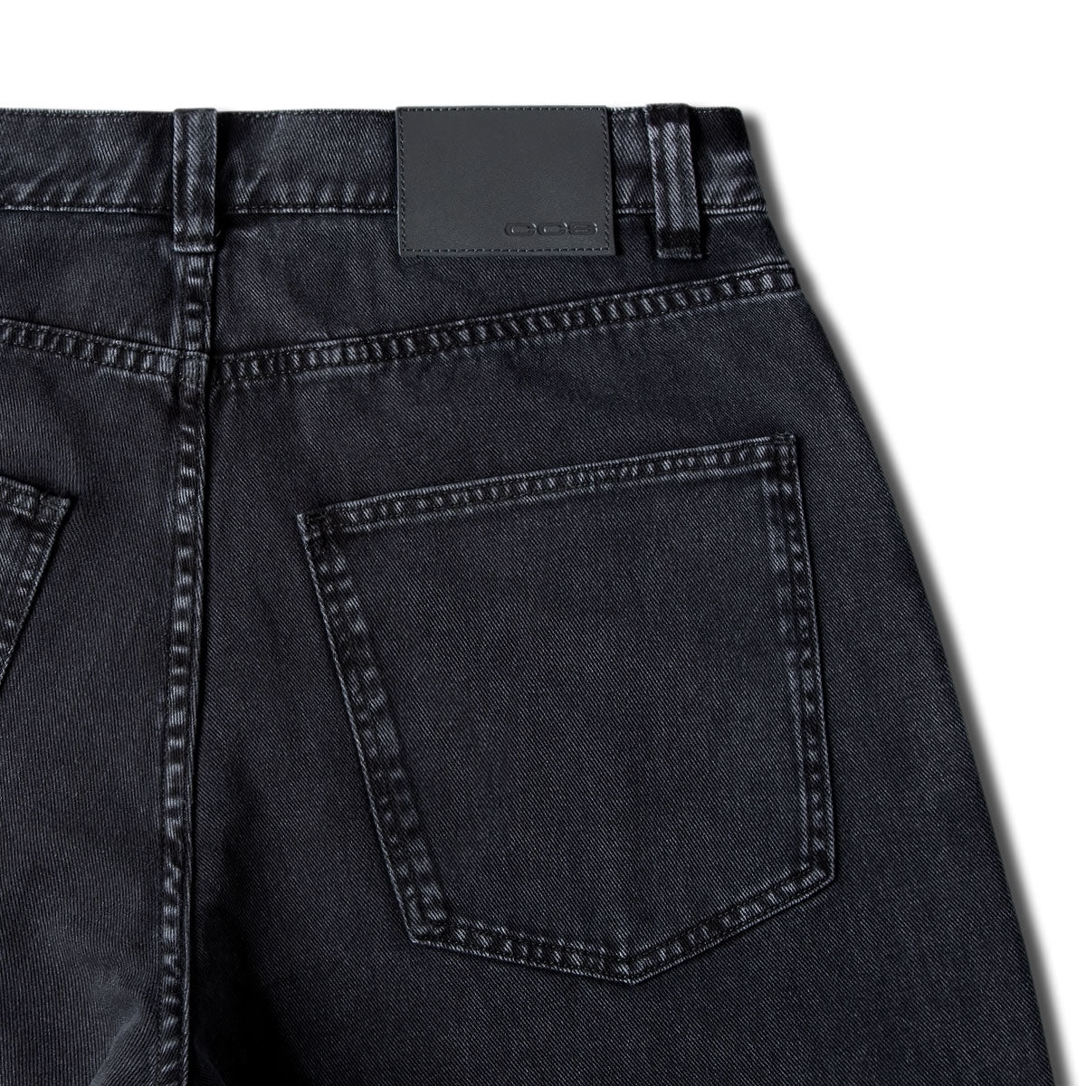 CCS Baggy Straight Denim Jeans - Acid Black image 8