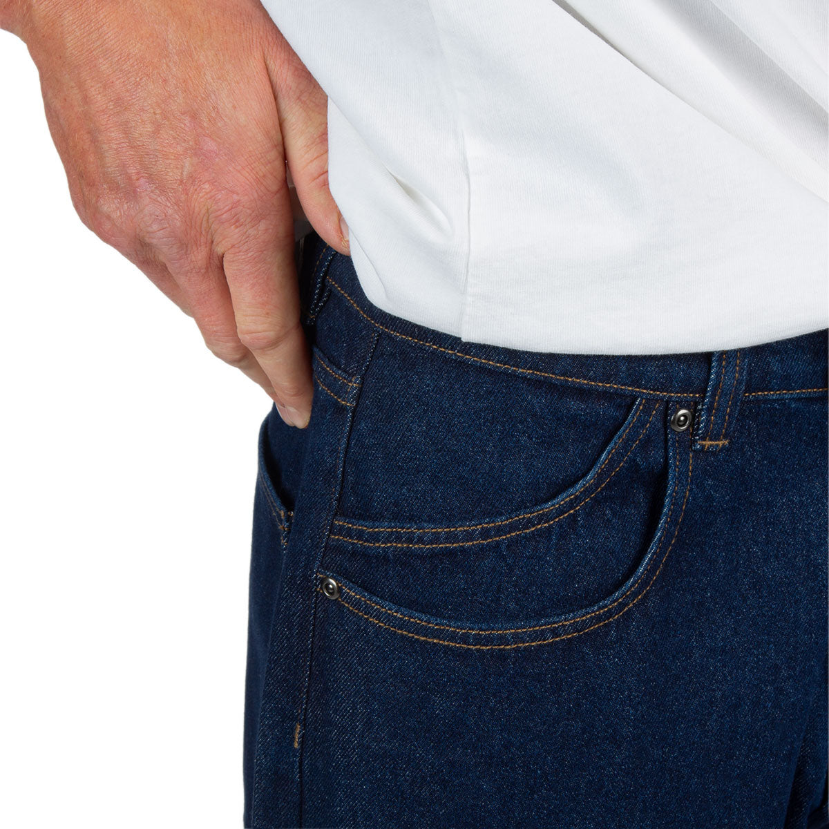 CCS Baggy Straight Denim Jeans - Overdyed Navy image 8