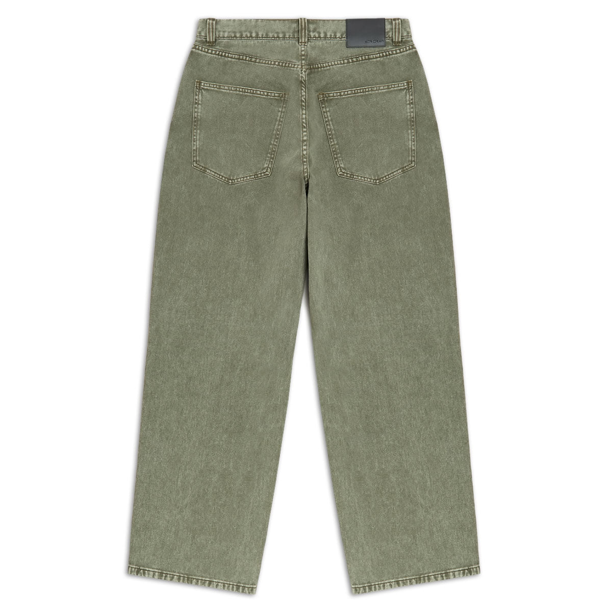 CCS Baggy Straight Denim Jeans - Faded Olive image 6