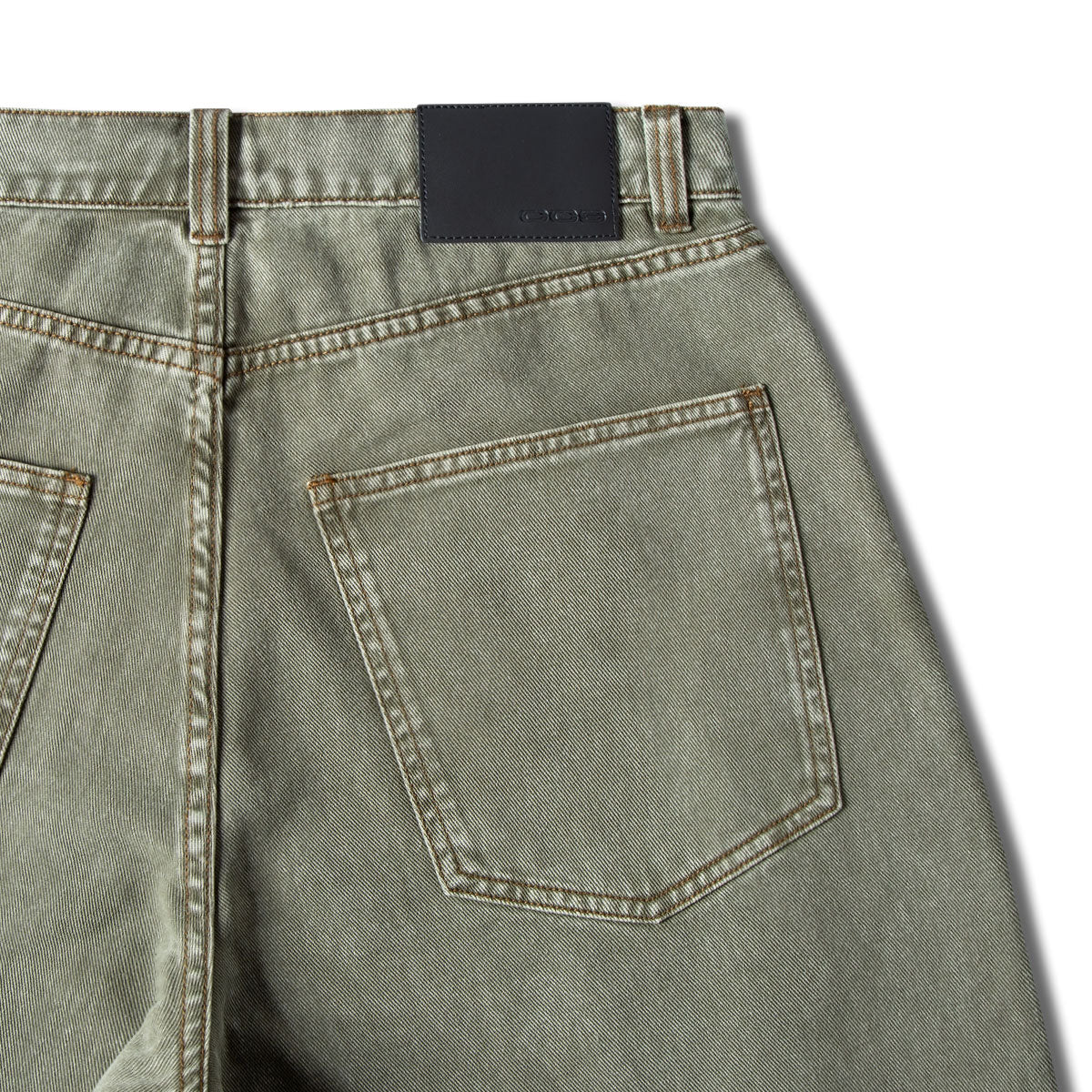 CCS Baggy Straight Denim Jeans - Faded Olive image 8