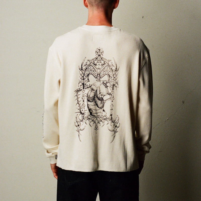 Welcome Gallant Long Sleeve Thermal Shirt - Bone
