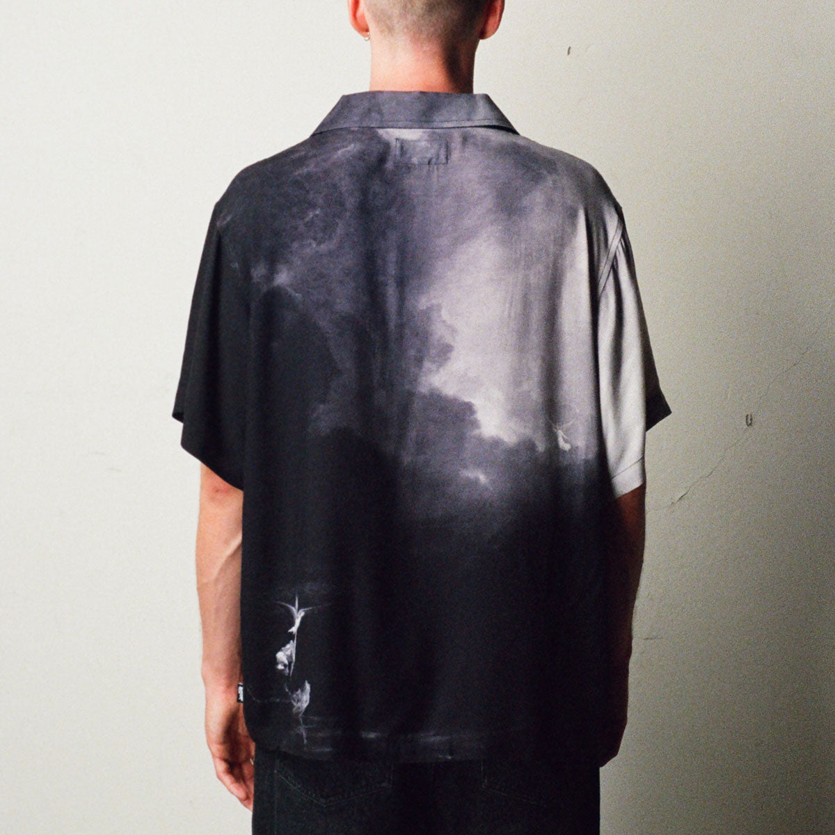 Welcome Hope Rayon Shirt - Black image 6