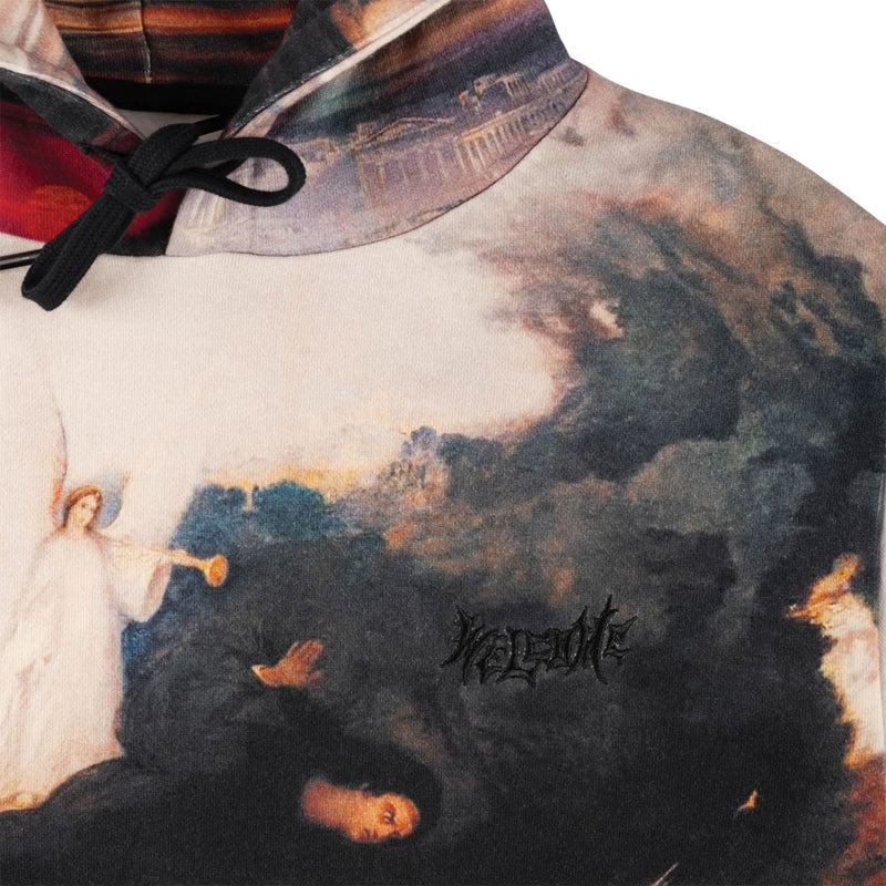 Welcome Judgement All Over Hoodie - Black