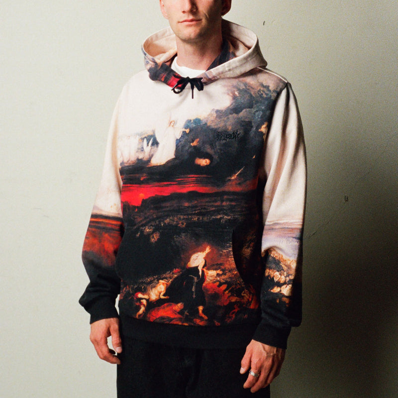 Welcome Judgement All Over Hoodie - Black