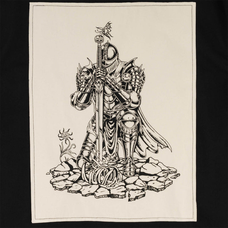 Welcome Paladin Long Sleeve Twill Patch Shirt - Black