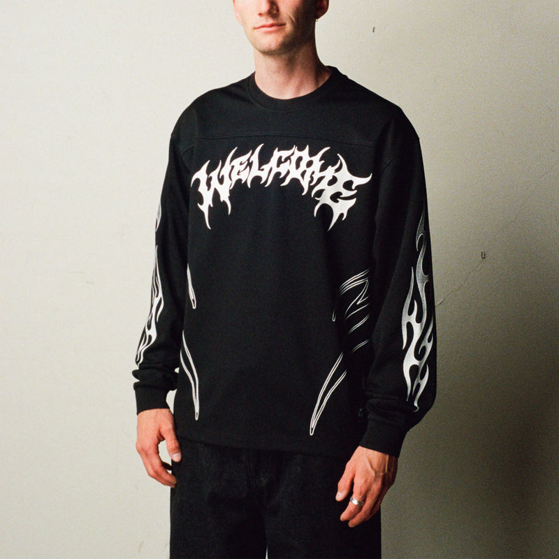 Welcome Scrub Long Sleeve Racing Jersey - Black