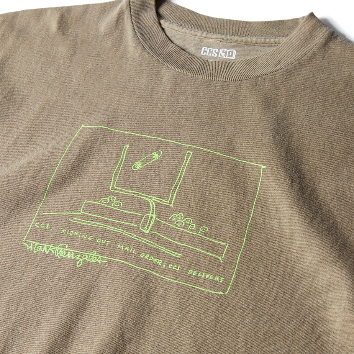 CCS Gonz 2001 Reissue T-Shirt - Faded Brown