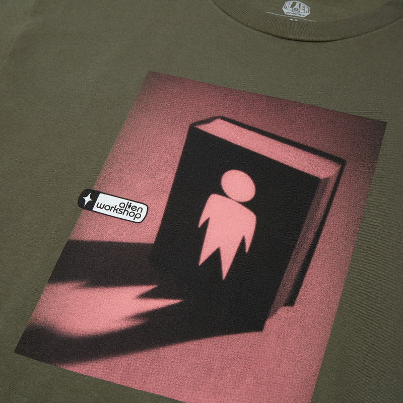 Alien Workshop Good Book T-Shirt - Fatigue Green