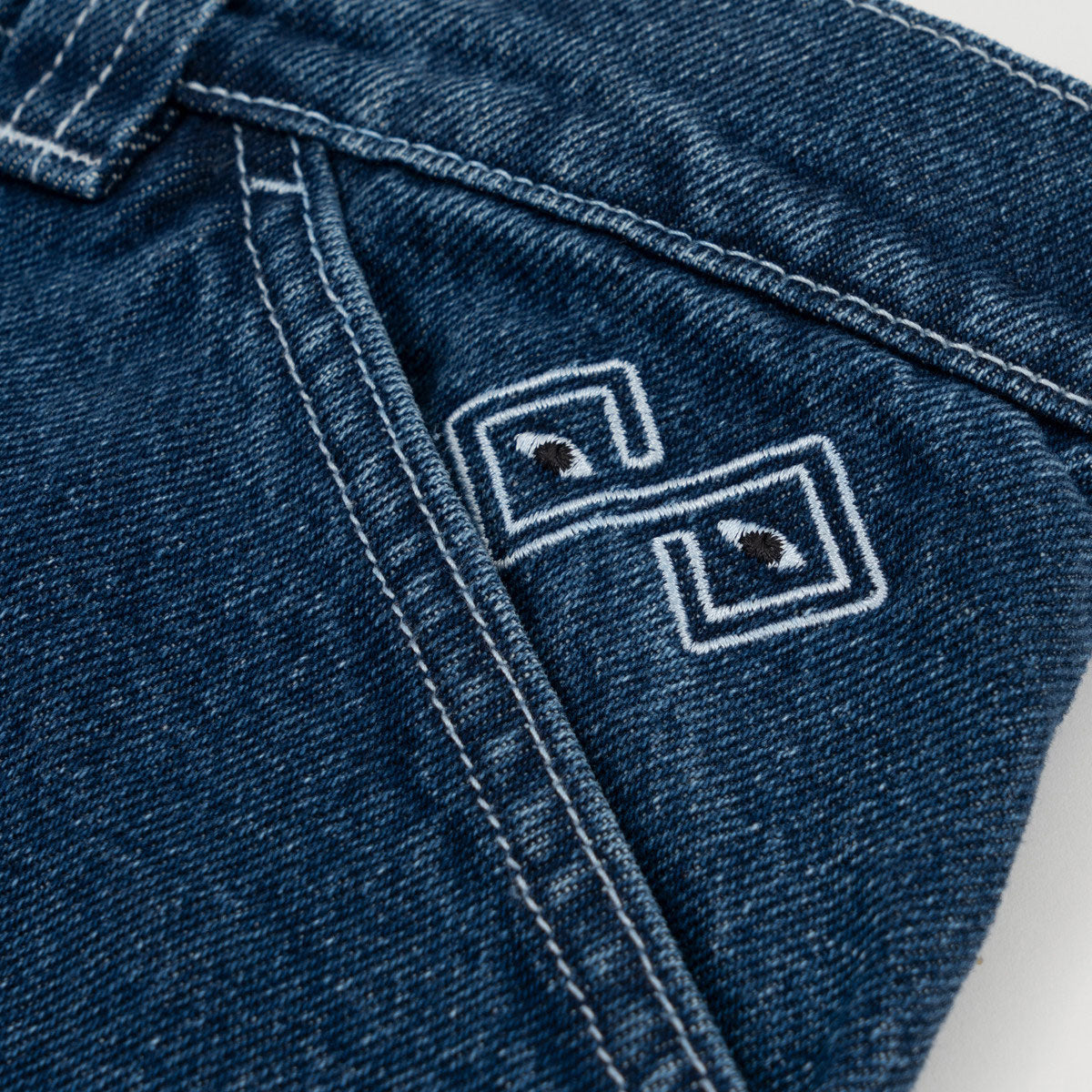 Magenta Ledge Denim Pants - Blue image 3