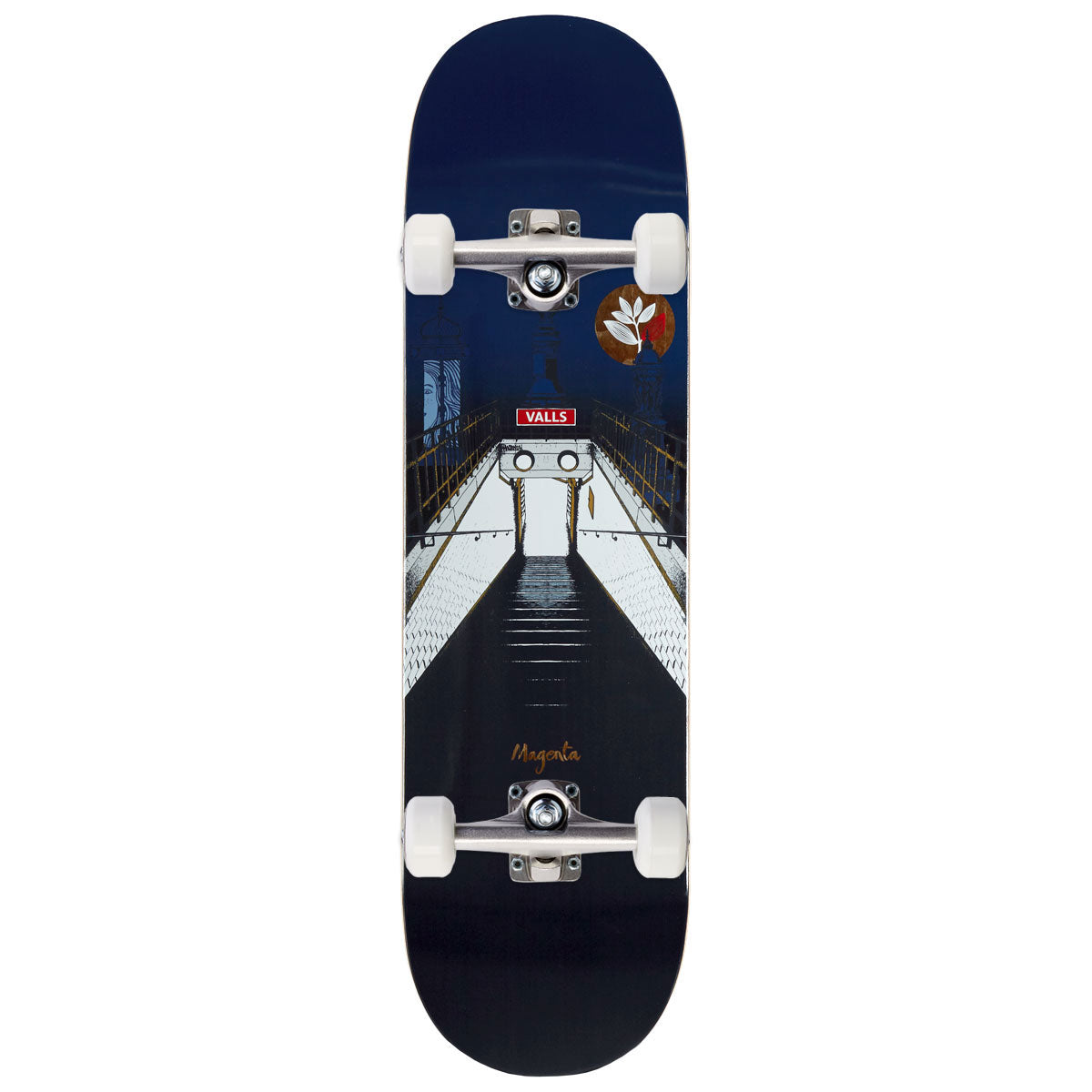 Magenta Leo Valls Metro Series Skateboard Complete - 8.50