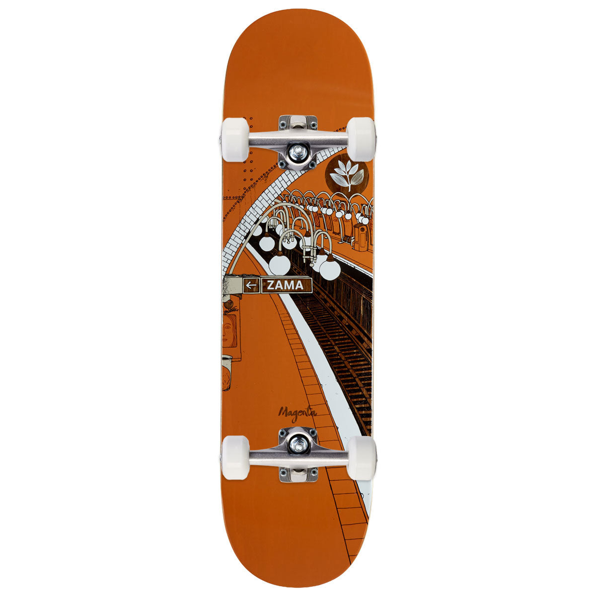 Magenta Shogo Zama Metro Series Skateboard Complete - 8.25