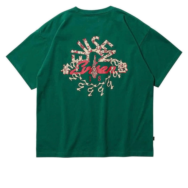 Evisen Eye Fire Tech Pocket T-Shirt - Green