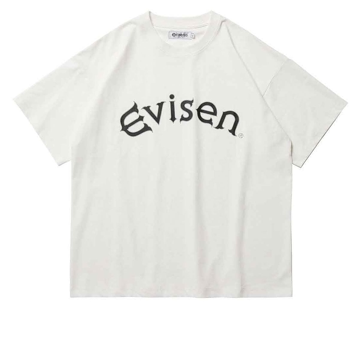 【Evisen skateboards】ROUND LOGO T-SHIRT Evisen Skateboards T-SHIRTS ROUND LOGO T-SHIRT - BLACK