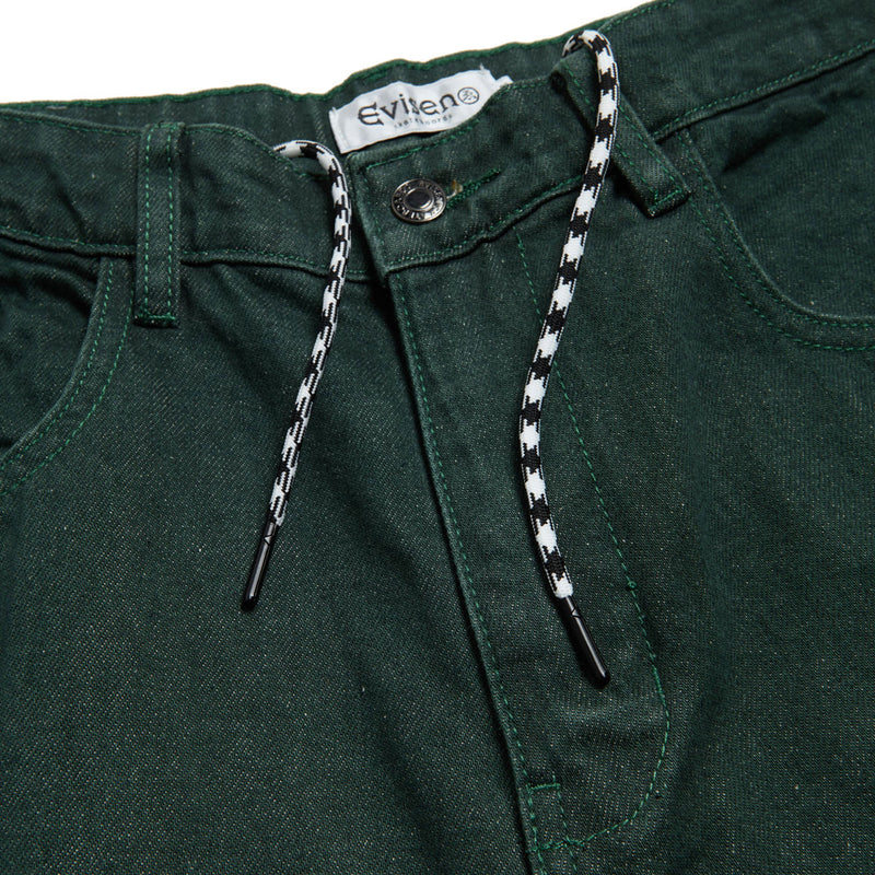 Evisen Sushi Denim Shorts - Green