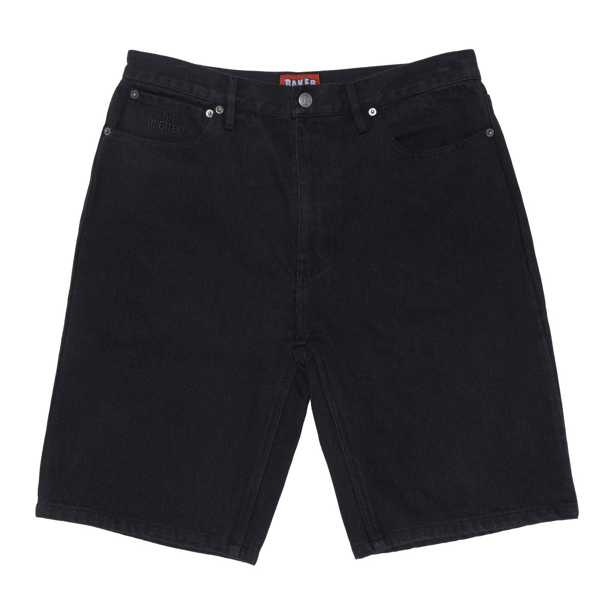 Baker Warner Denim Shorts - Black image 1