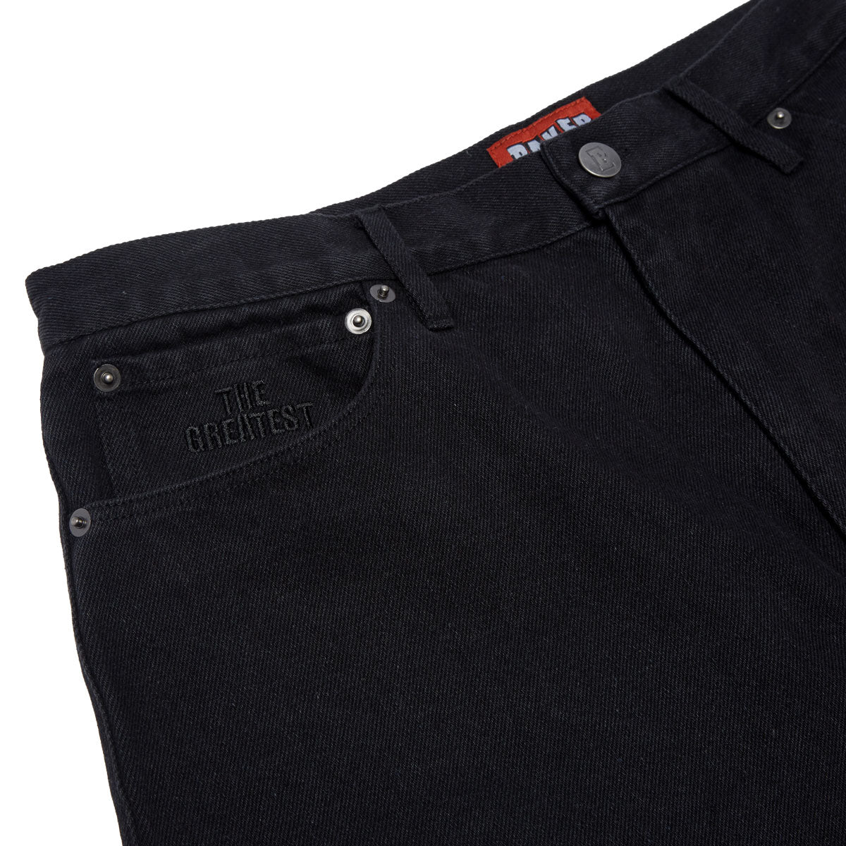 Baker Warner Denim Shorts - Black image 3