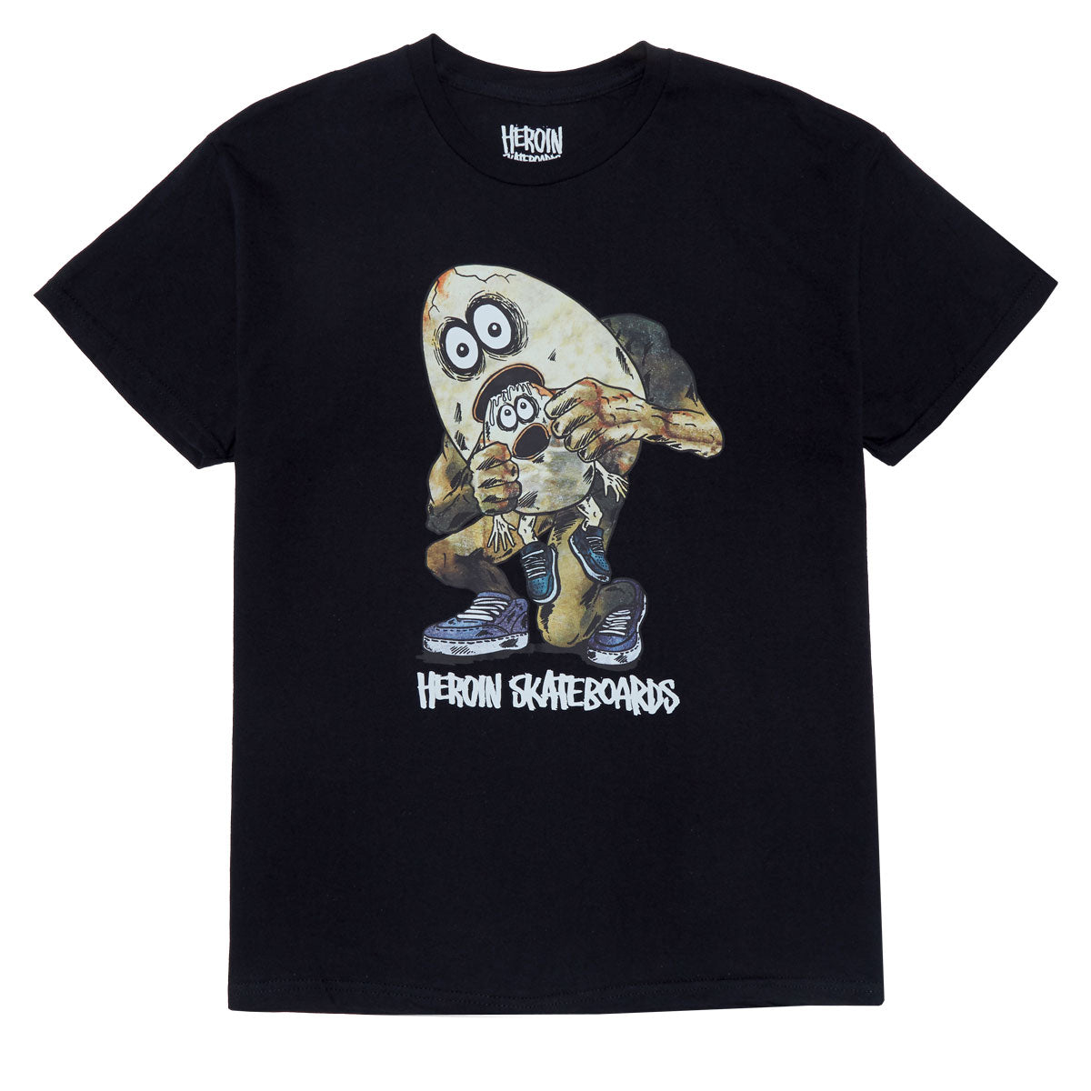 Heroin Egg Eater T-Shirt - Black image 1