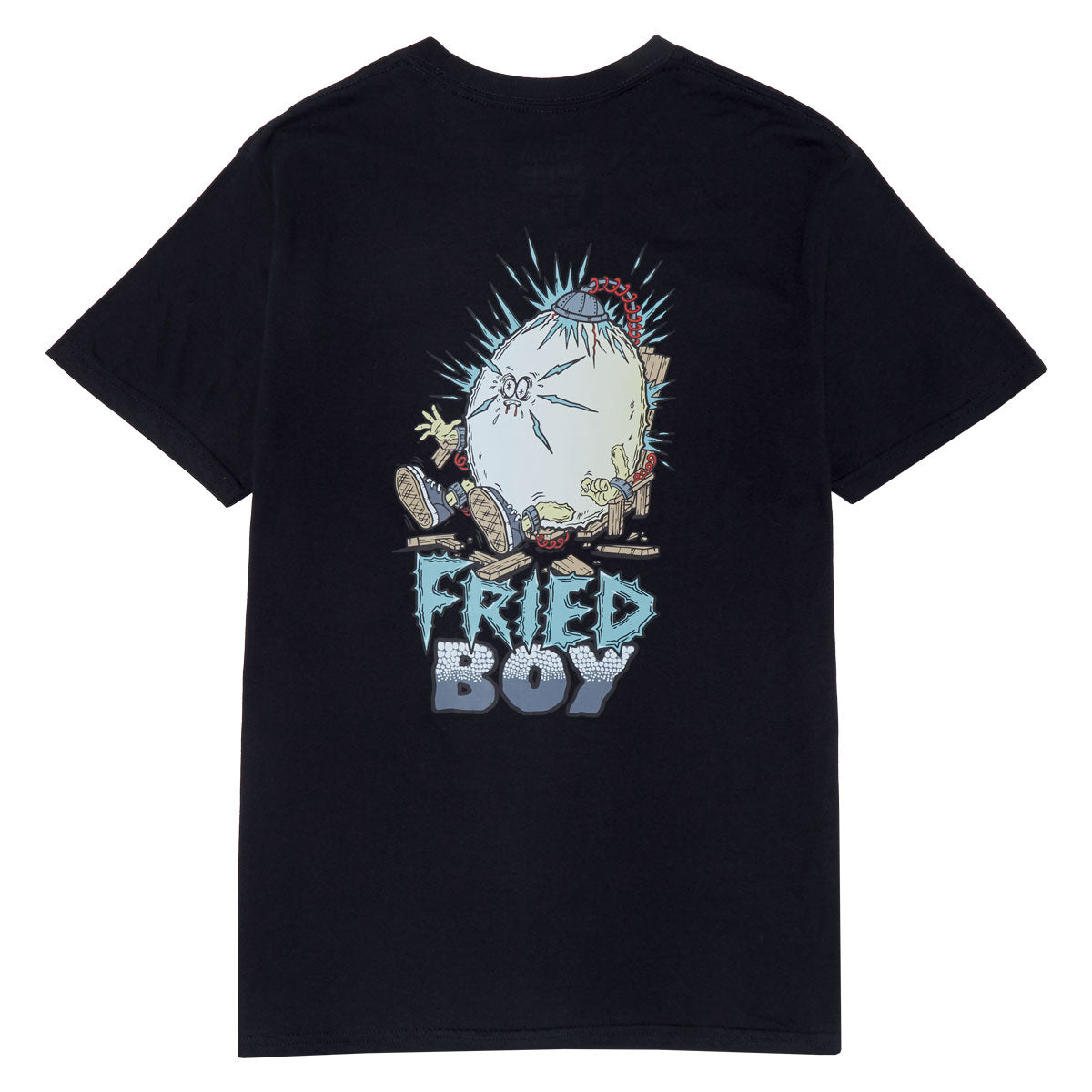 Heroin Fried Boy T-Shirt - Black image 1