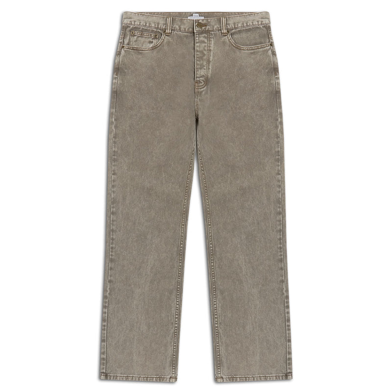 CCS Western Straight Denim Jeans - Faded Brown