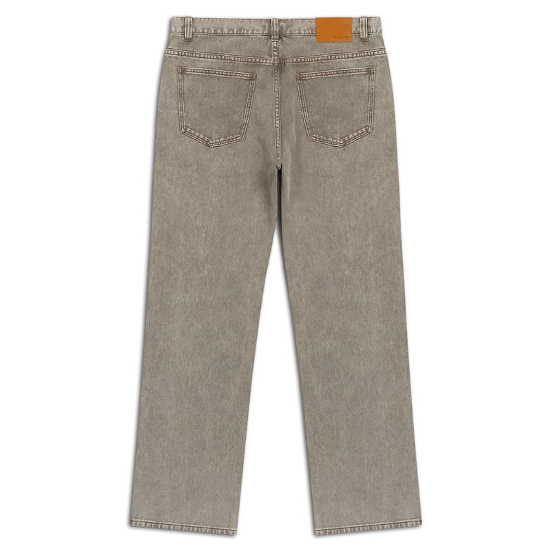 CCS Western Straight Denim Jeans - Faded Brown