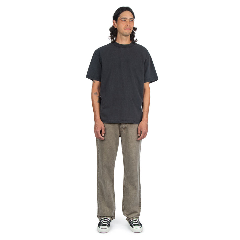 CCS Western Straight Denim Jeans - Faded Brown