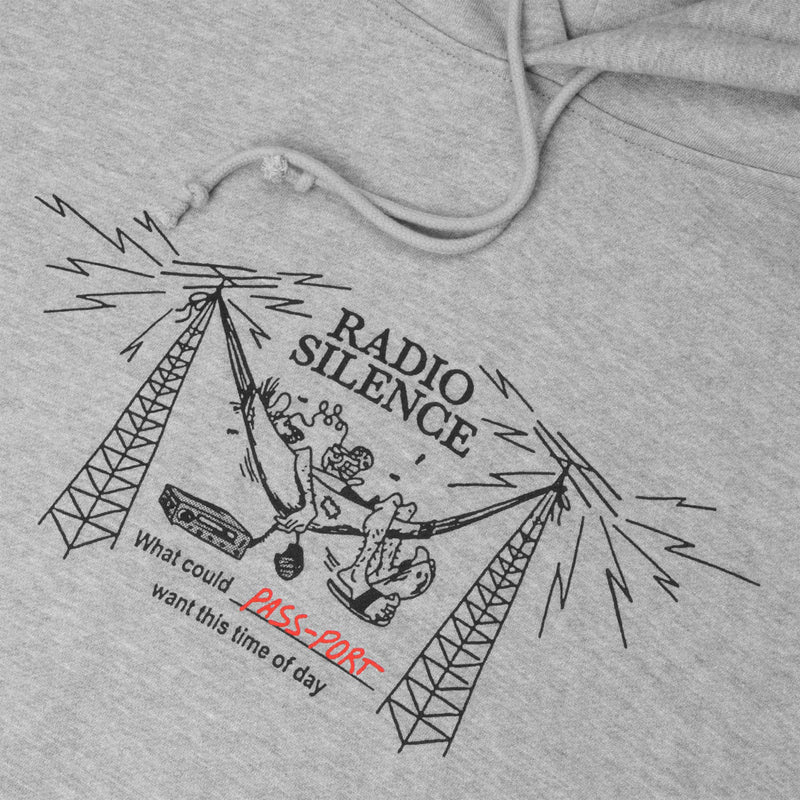 Passport Radio Silence Hoodie - Ash
