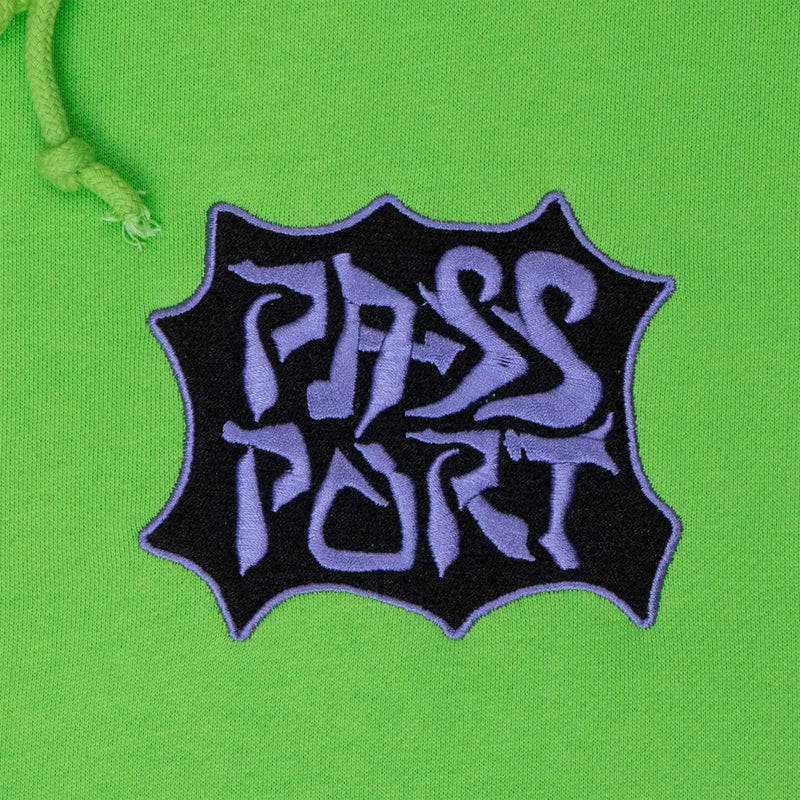 Passport Glyph Hoodie - Slime