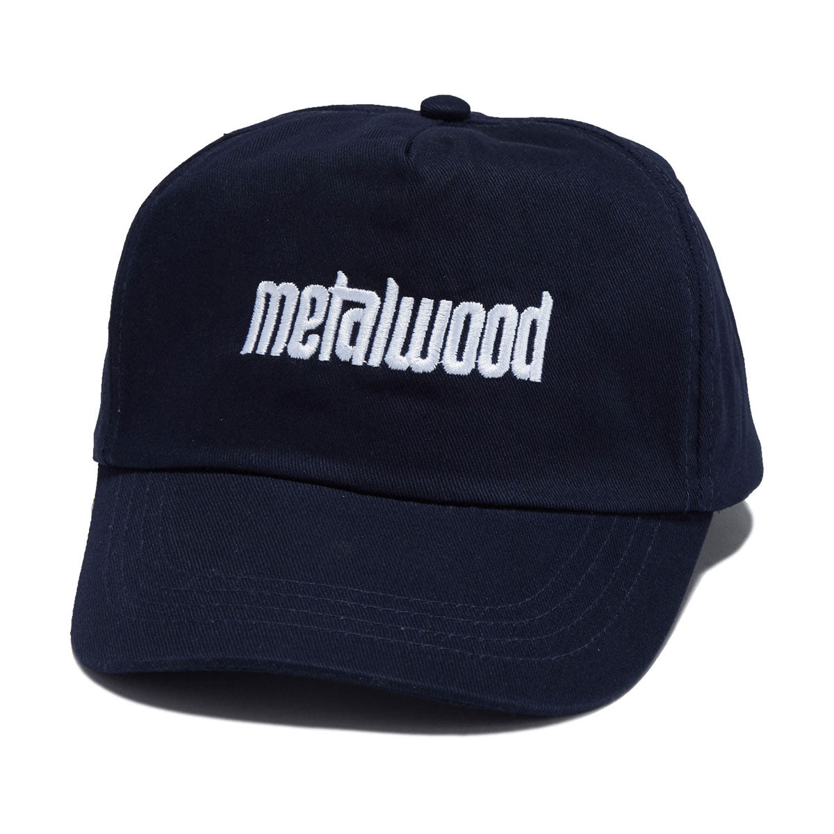 Metalwood Logo 5 Panel Hat - Navy image 1