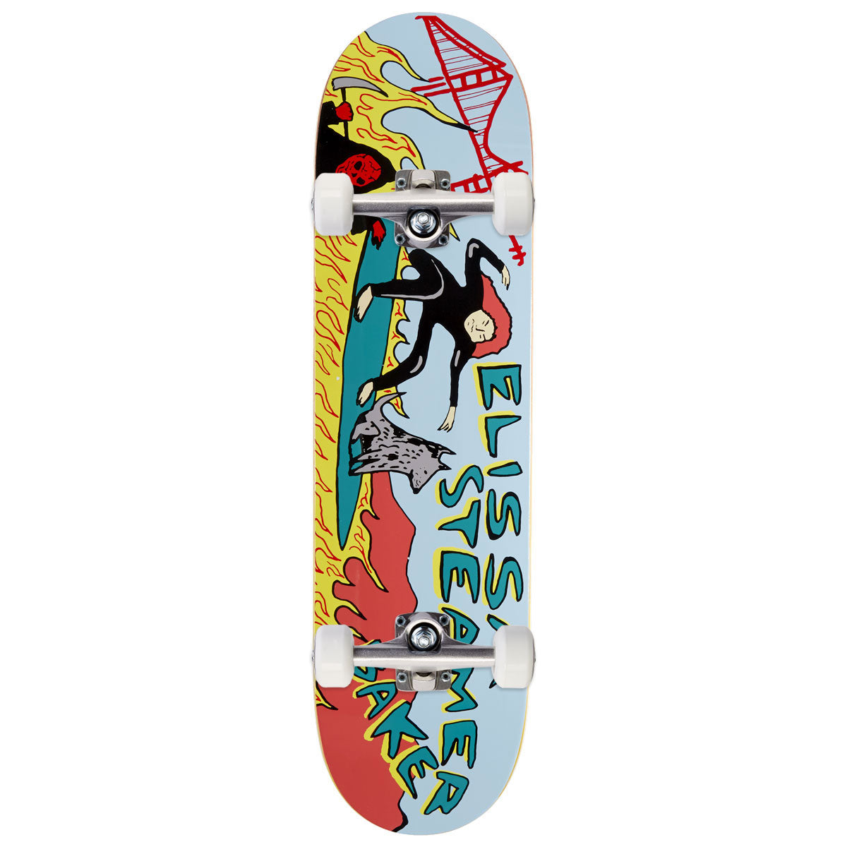 Baker Elissa Steamer Rippin Ranman Skateboard Complete