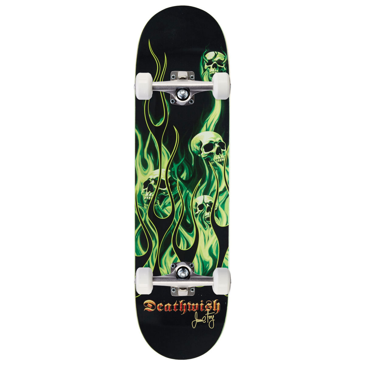 Deathwish Jamie Foy Ammonia Burn Skateboard Complete - 8.38