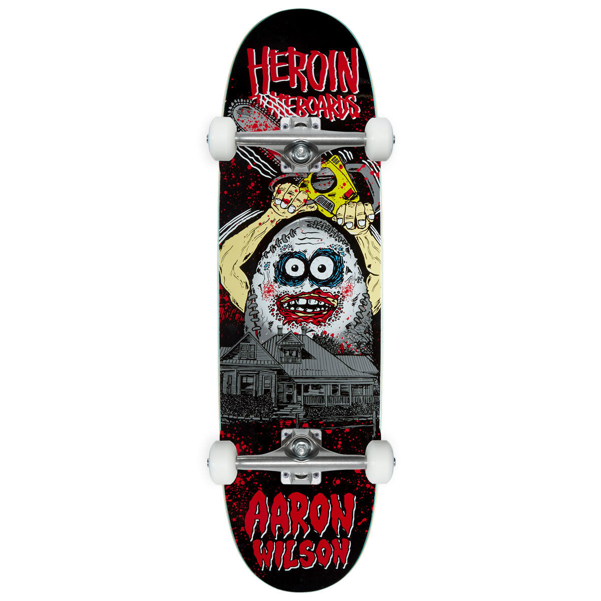 Heroin Aaron Wilson Teggxas Skateboard Complete - 8.88
