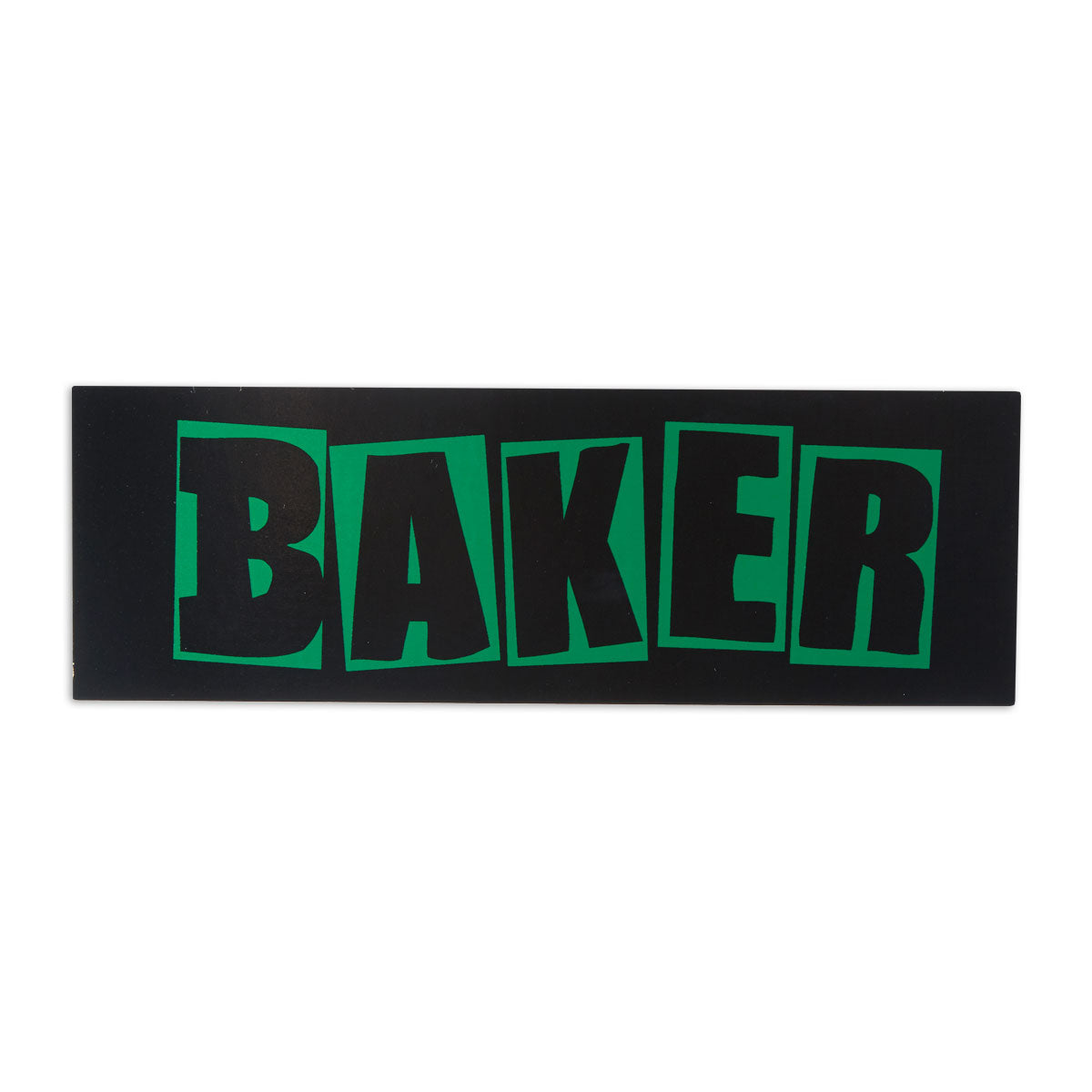 Baker Carozzi Brand Logo Sticker - Black/Green image 1