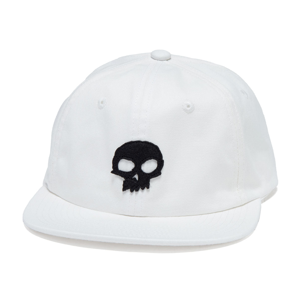 Zero Skull Applique Hat - Off White image 1