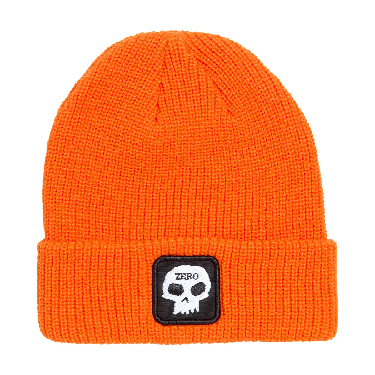Zero Single Skull Patch Beanie - Orange image 1